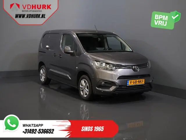 Toyota ProAce City 1.2 Turbo 130 pk Aut. BENZINE 3Pers./ Stoelverw./ Climate/ Keyless/ Carplay/ Crui...