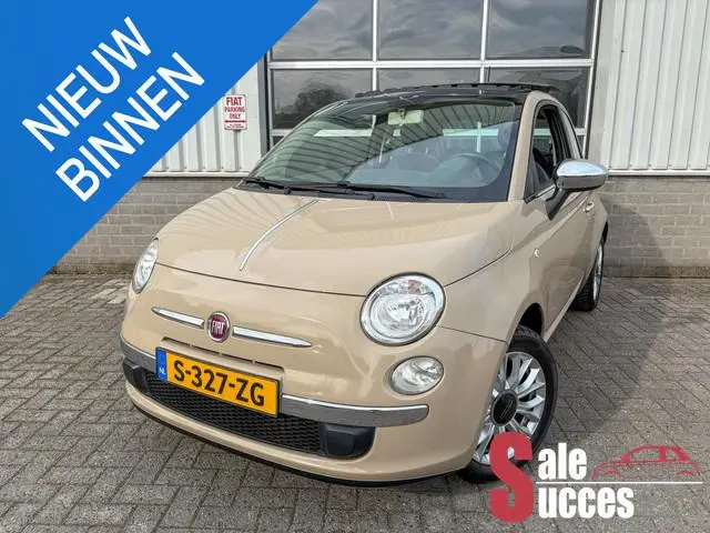 Fiat 500 1.2 Lounge Cappuccino Schuifdak
