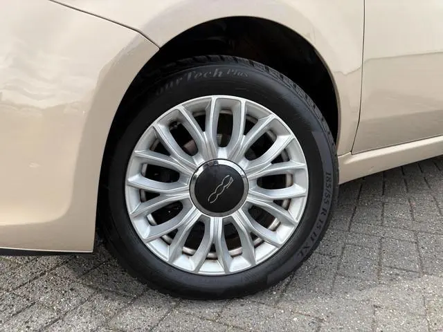 Fiat 500 1.2 Lounge Cappuccino Schuifdak