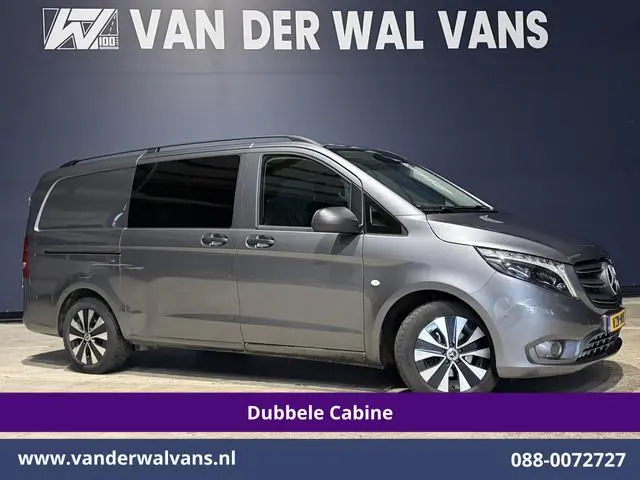 Mercedes-Benz Vito 116 CDI 164pk L2H1 Dubbele cabine Automaat Euro6 Airco | 5-Zits | Camera | 2x Zij...