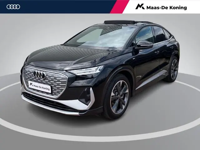 Audi Q4 Sportback e-tron 40 S Line 82kWh / 204pk · Panoramadak · Navigatie · SONOS · Camera + Parkee...