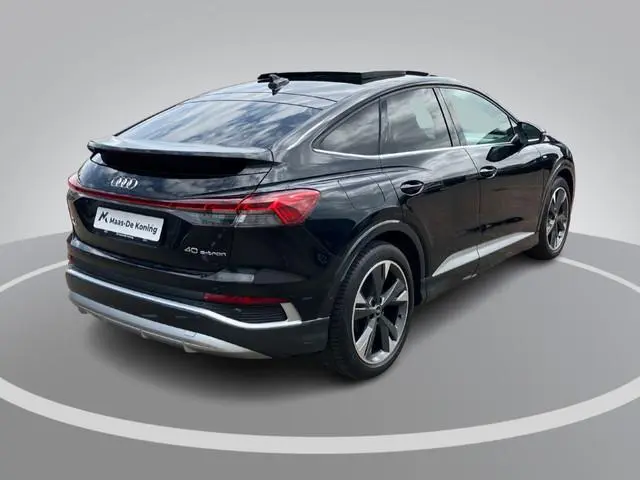 Audi Q4 Sportback e-tron 40 S Line 82kWh / 204pk · Panoramadak · Navigatie · SONOS · Camera + Parkee...