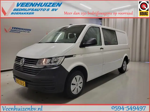 Volkswagen Transporter 2.0TDI L2/H1 Dubbele Cabine Euro 6 APK tot 21-06-2027!