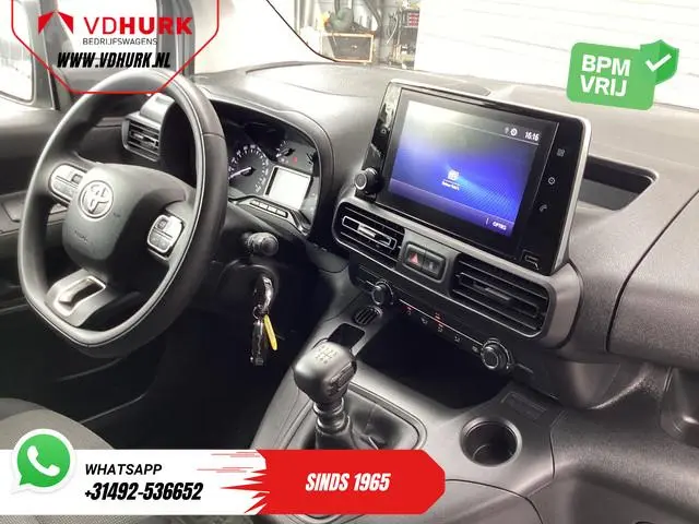 Toyota PROACE CITY 1.5 100 pk 3 Pers./ Carplay/ PDC/ Cruise/ Airco/ DAB