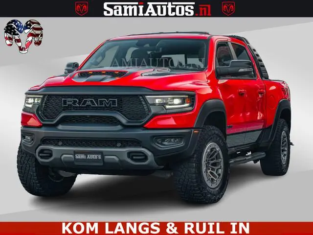 Dodge RAM TRX HELLCAT | 6.2 V8 702PK | FLAME RED | BOM VOL | CARBON | RAMBAR | HUD | LPG | BEAD-LOCK...