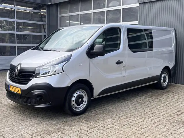 Renault Trafic 1.6 dCi L2H1 DC Marge Btw /Bpm vrij Airco Cruise controle Navigatie Dubbele cabine 1e...