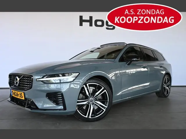 Volvo V60 2.0 T8 Plug-in hybrid AWD Plus Bright Panoramdak Stoelverwarming Carplay Led Adaptieve Cru...