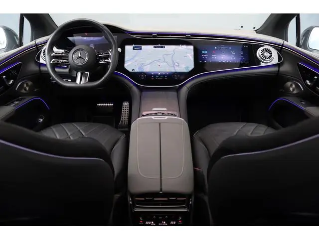 Mercedes-Benz EQS 500 4MATIC AMG Line 108 kWh | Luchtvering | Distronic+ | Hyperscreen | Achterasbes...