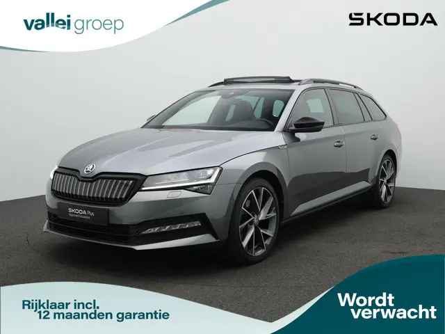 Skoda Superb 1.4 TSI iV 218 pk Sportline | Panoramadak | Trekhaak | Navigatie Columbus | Geheugensto...