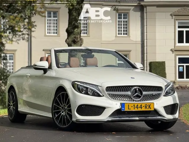 Mercedes-Benz C-klasse Cabrio 200 Prestige AMG Diamond White