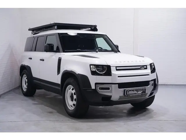 Land Rover Defender 3.0 D250 Grijs Kenteken 3-Zits Lang, Front Runner Dakdrager, 360 Camera, Navi, T...