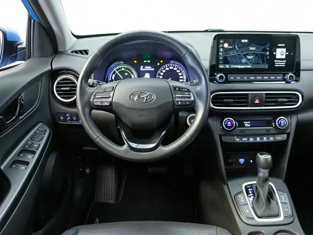 Hyundai Kona 1.6 GDI HEV Premium | all season banden | Leder