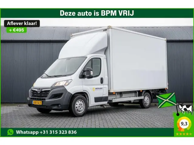 Opel Movano **2.2 D | 3-Zits | Bakwagen met Laadklep en zijdeur | LED | Carplay | Cruise | Climatron...
