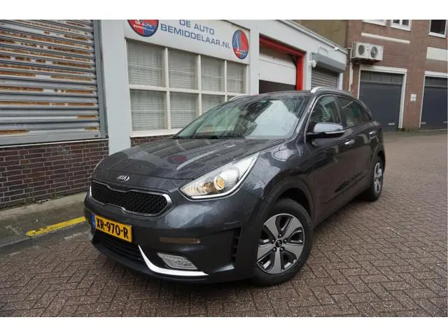 Kia Niro 1.6 GDi Hybrid DynamicLine Aut6 | LEER/ stof | Cruise + Lane | Apple Carplay/ Android Auto...