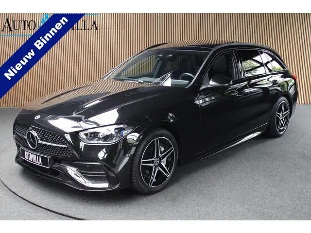 Mercedes-Benz C-klasse Estate 180 AMG Pano Leder Matrix LED 360 Navi Elektr. trekhaak Memory Stoelve...