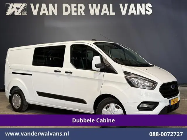 Ford Transit Custom 2.0 TDCI 130pk L2H1 Dubbele Cabine Euro6 Airco | 6-Zits | Camera | Navigatie | L...