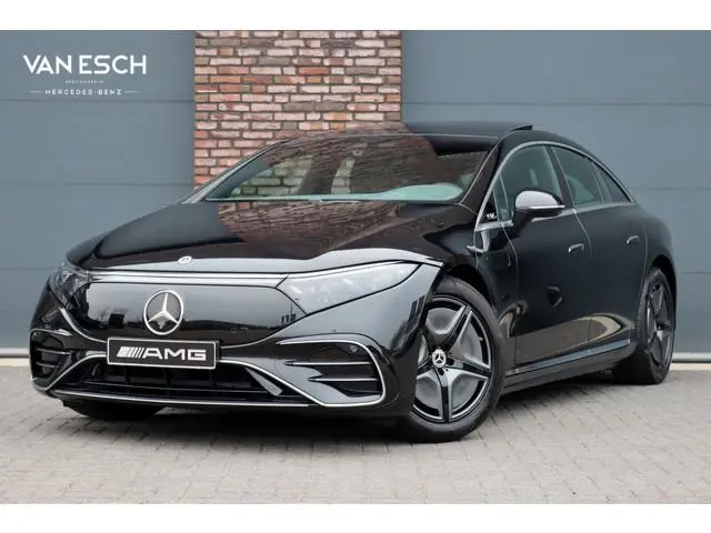Mercedes-Benz EQS 500 4MATIC AMG Line 108 kWh | Luchtvering | Achterasbesturing | Distronic+ | Memor...