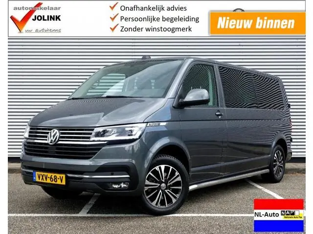 Volkswagen Transporter 2.0 TDi 150 PK DSG7 Bulli DC L2H1 I NL-Auto I 100% dealer I LED I