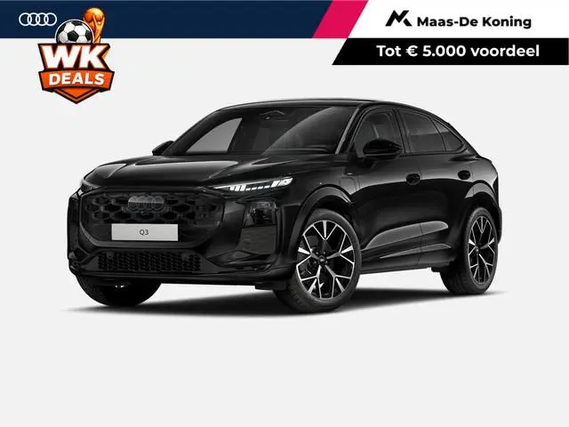 Audi Q3 Sportback 1.5 200kW e-hybrid S edition 272 PK · Glazen panoramadak · Tech plus · Trekhaak el...