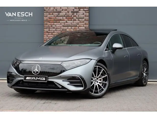Mercedes-Benz EQS 450+ AMG Line Premium+ 108 kWh | SoH 98,58% | Luchtvering | Achterasbesturing | Di...