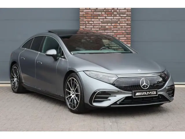 Mercedes-Benz EQS 450+ AMG Line Premium+ 108 kWh | SoH 98,58% | Luchtvering | Achterasbesturing | Di...