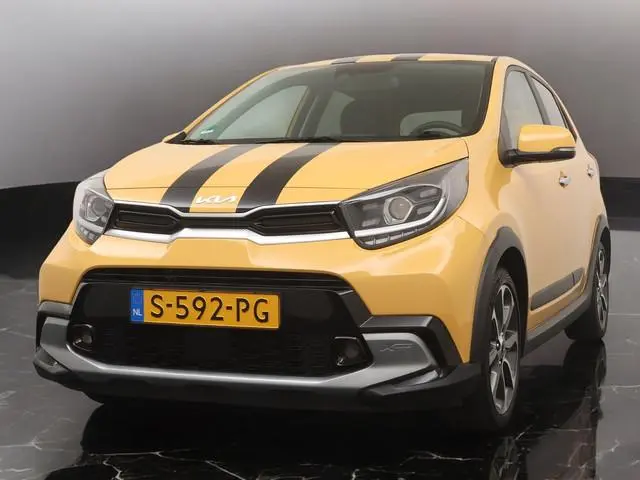 Kia Picanto 1.0 T-GDi 100PK X-Line - Striping - Navigatie - Camera - Lederen bekleding - 16 inch LM...
