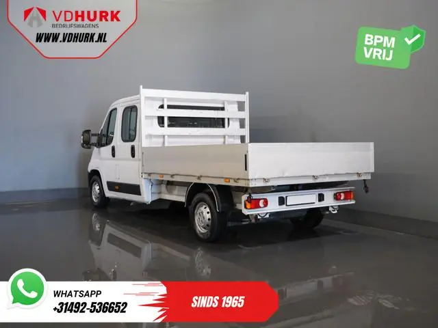 Opel Movano 2.2 140 pk DC Dubbel Cabine Open Laadbak/ 7 Pers./ 2.5t Trekverm./ Cruise/ Airco/ 288x21...