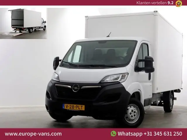Opel Movano 2.2D 140pk Bakwagen met laadklep 1.060kg laadvermogen  02-2024