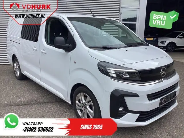 Opel Vivaro 2.0 145 pk Aut. DC Dubbel Cabine LED/ Adapt.Cruise/ 2x Schuifdeur/ Massage/ Stoelverw./...