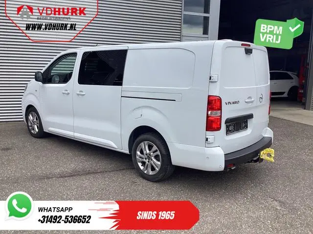 Opel Vivaro 2.0 145 pk Aut. DC Dubbel Cabine LED/ Adapt.Cruise/ 2x Schuifdeur/ Massage/ Stoelverw./...