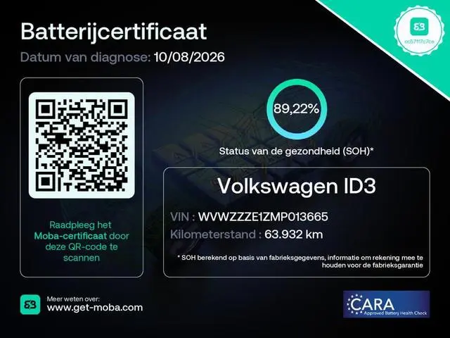 Volkswagen ID.3 First Plus 58 kWh 204 pk | Navigatie | Trekhaak (afneembaar) | Parkeersensoren | Ach...