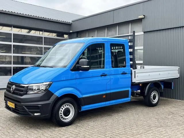 Volkswagen Crafter 35 2.0 TDI L3 DC Airco Cruise controle Euro 6 Pick-up Telefoonverbinding Voorruit...
