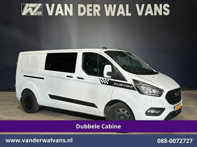 Ford Transit Custom 2.0 TDCI 170pk L2H1 Dubbele Cabine Euro6 Airco | 5-Zits | 2x Zijdeur | Camera |...