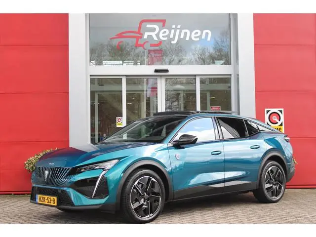 Peugeot e-408 GT 58 kWh | PANORAMISCH SCHUIF/KANTEL DAK | ELEKTRISCH BEDIENBARE VOORSTOELEN | STOEL/...