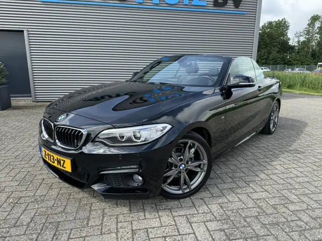 BMW 2-serie Cabrio 218i High Executive M Sport 18 inch Xenon Lederen interieur PDC Navigatie Stuurve...
