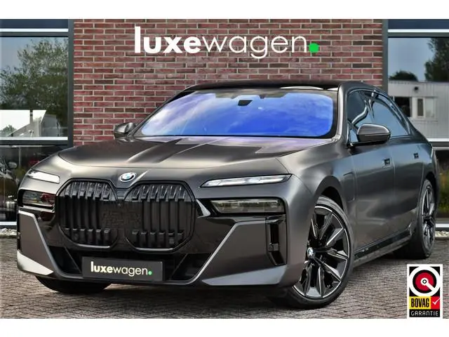 BMW 7-serie 750e xDrive M-Sport Pro Frozen-Grey Auto-Doors Exe-Drive-Pro Trekhaak