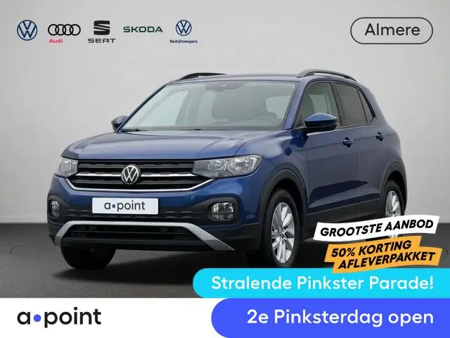 Volkswagen T-Cross 1.0 TSI Life | Parkeersensoren | Airco | Carplay | Navigatie via App | Adaptieve...