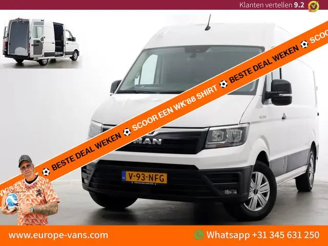 Man TGE 3.140 2.0 140pk L3H3 (L2H2) Airco/Navi/Camera 07-2022