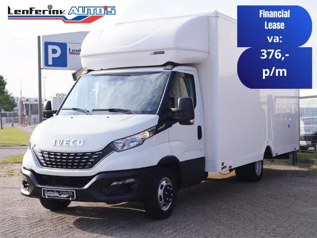 Iveco Daily 35C14 140 pk Automaat Bakwagen 30M3 Airco, Camera Luchtvering, Dakspoiler, Dubbel Lucht...