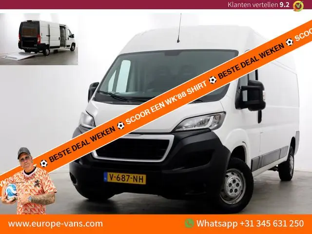 Peugeot Boxer 2.0 BlueHDI 130pk E6 L3H2 Navi/Camera Laadklep 500kg 05-2018