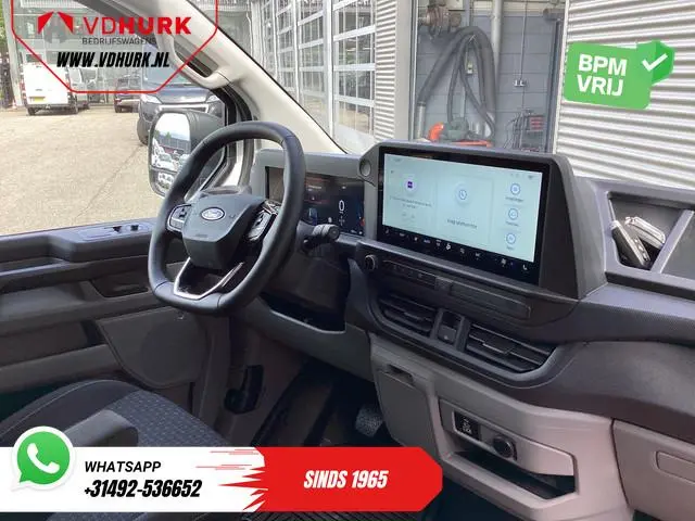 Ford E-Transit Custom L2 330 km WLTP Garantie t/m 2028/ LED/ Snellader/ Standkachel/ Stoelverw./ Stu...