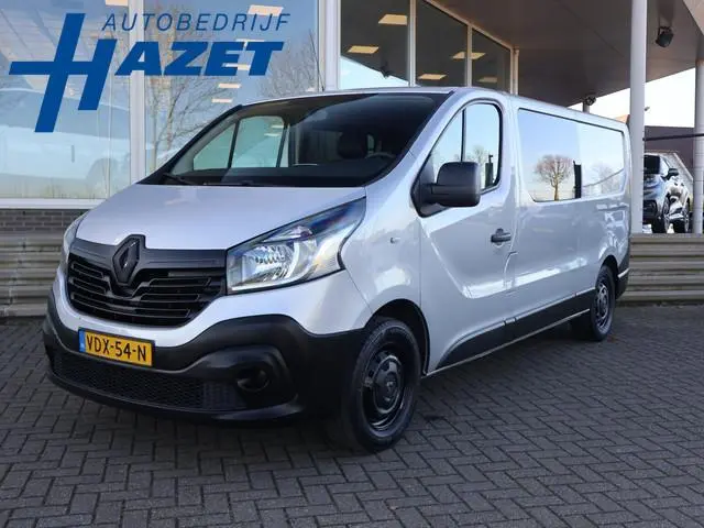 Renault Trafic 1.6 dCi T29 L2H1 DUBBEL CABINE + TREKHAAK 2000 KG | NAVIGATIE | CRUISE CONTROL | AIRC...