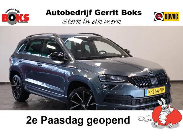 ŠKODA Karoq 1.5 TSI ACT Sportline Business Navi Camera 19'' ACC ECC Canton ! 2e Paasdag geopend van...