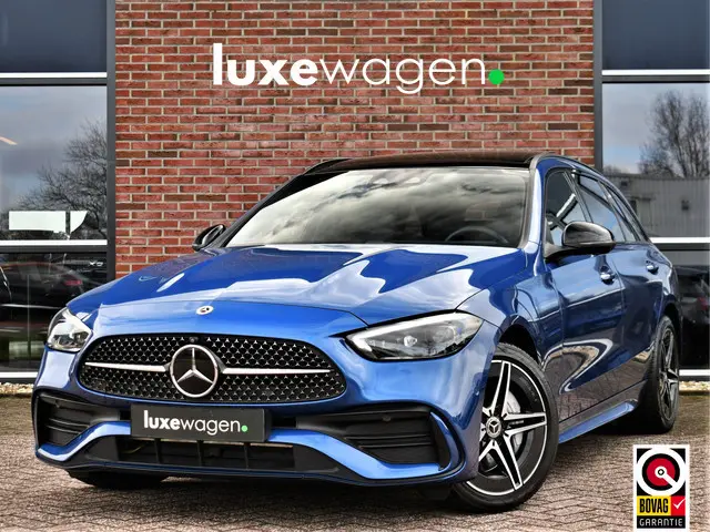 Mercedes-Benz C-klasse Estate 300 e AMG Line Pano Trekh Distronic 360-camera
