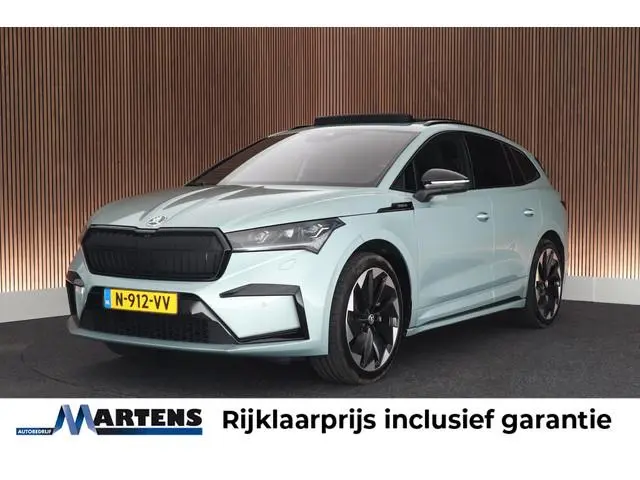 Skoda Enyaq iV 80 204pk Sportline SOH 90% Panoramadak Keyless Memory Stoelverwarming Navigatie