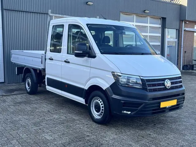 Volkswagen Crafter 35 2.0 TDI DC Open laadbak Airco Cruise controle Pick-up Euro 6 Parkeerhulp achte...