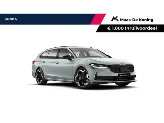 Škoda Superb combi Sportline Business 1.5 TSI PHEV 150 kW / 204 PK Combi | Pebble Silver | 19'' Lich...