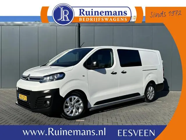 Citroën Jumpy 2.0 BlueHDI 180 PK / AUTOMAAT / L3H1 / DUBBEL CABINE / 2x SCHUIFDEUR / TREKHAAK / CAME...