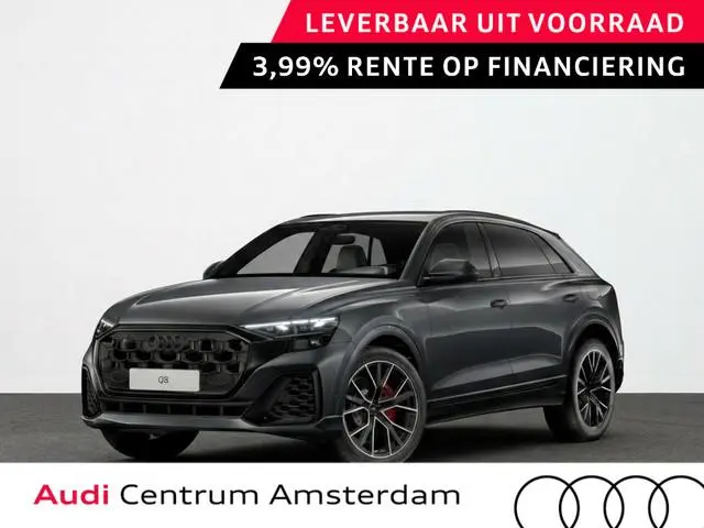 Audi Q8 Pro Line S 55 TFSI e 394 pk | Glazen panoramadak | Leder boven kunstleder onder | Trekhaak e...
