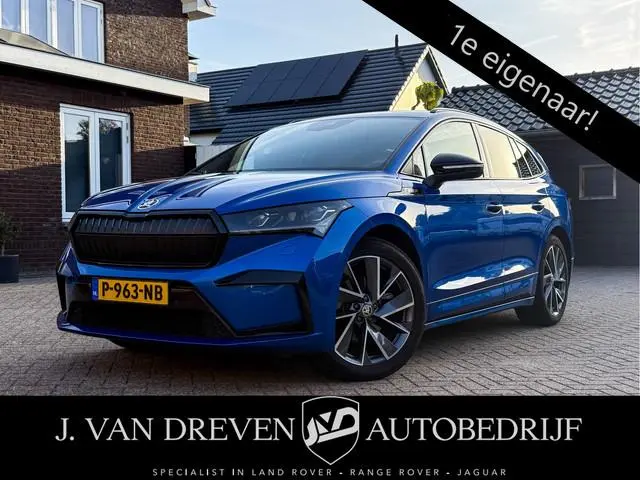 ŠKODA Enyaq iV 60 Sportline - SOH 91,2%, Cruise, Stoelverw., Achteruitrijcamera, 1e eigenaar, Stuurv...